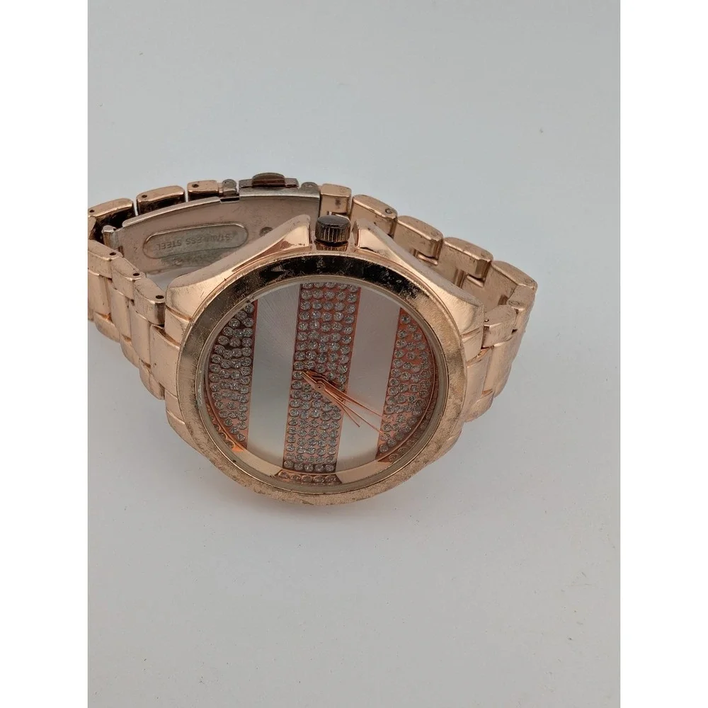 Women's Rose Gold Tone Fashion‎ Watch 36mm Case 6.25